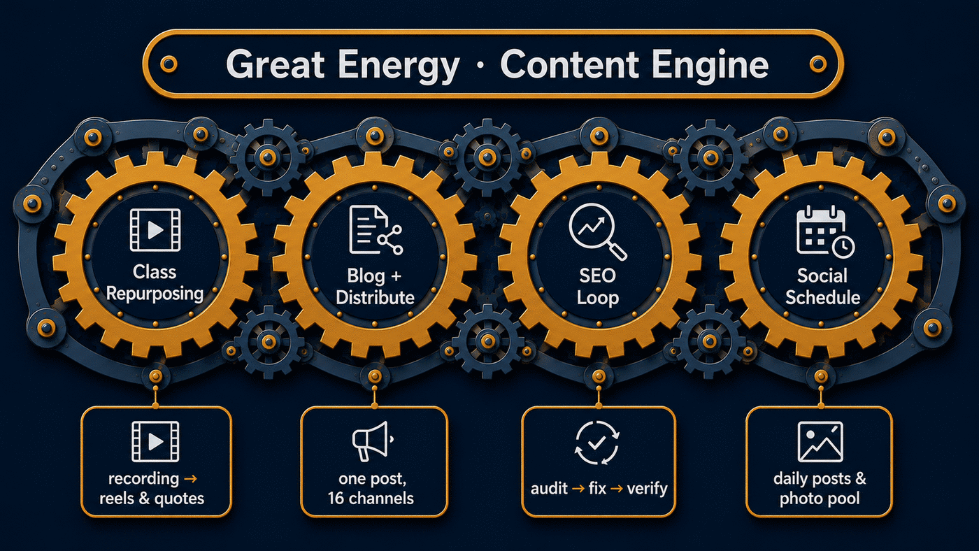 The Great Energy content engine.
